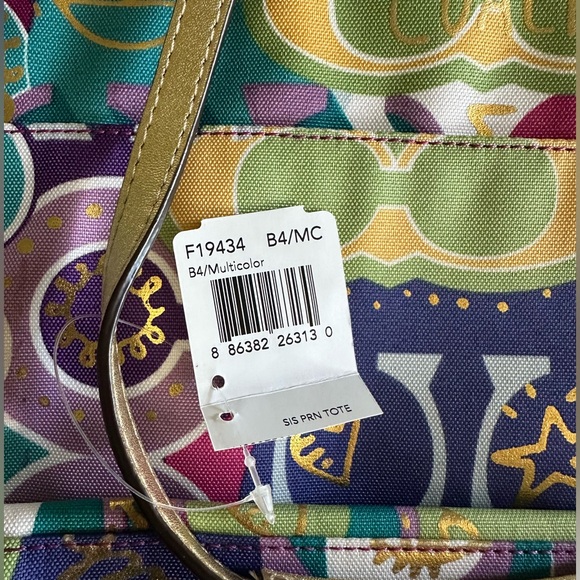 Coach multicoloured brand new tote bag - Picture 2 of 12